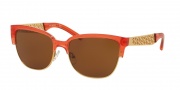 Tory Burch TY6032 Sunglasses Sunglasses - 154073 Spark Crystal/Gold / Brown Solid
