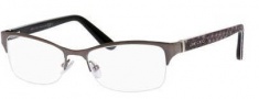 Jimmy Choo 100 Eyeglasses Eyeglasses - 06US Dark Ruthenium Python Gray
