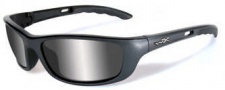 Wiley X WX P-17 Sunglasses Sunglasses - p-171 Gunmetal Grey / Grey Silver Flash