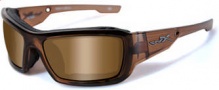 Wiley X Wx Knife Sunglasses Sunglasses - CCKNI04 Brown Crystal / Polarized Bronze Lens