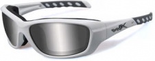 Wiley X Wx Gravity Sunglasses Sunglasses - CCGRA02 Matte White / Grey Silver Flash Lens