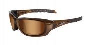 Wiley X Wx Gravity Sunglasses Sunglasses - CCGRA06 Brown Crystal / Bronze Flash Lens