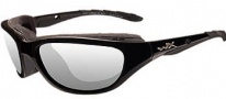 Wiley X Wx Airrage Sungasses Sunglasses - 693 Gloss Black / Clear Lens