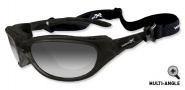 Wiley X Wx Airrage Sungasses Sunglasses - 696 Gloss Black / LA (light adjusting) Grey Lens