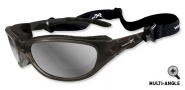 Wiley X Wx Airrage Sungasses Sunglasses - 697 Crystal Metallic / Polarized Silver Flash Lens