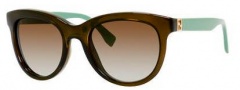 Fendi 0006/S Sunglasses Sunglasses - 07RC Green (IF brown gradient azure lens)