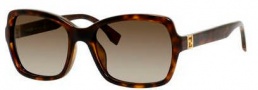 Fendi 0007/S Sunglasses Sunglasses - 0EDJ Havana (HA brown gradient lens)