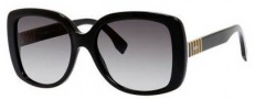 Fendi 0014/S Sunglasses Sunglasses - 07SY Black (9O dark gray gradient lens)