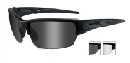 Wiley X WX Saint Sunglasses Sunglasses - CHSAI07 Matte Black / Grey, Clear