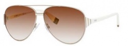 Fendi 0018/S Sunglasses Sunglasses - 07SG Light Gold Semi Matte (QH brown mirror gold shaded lens)