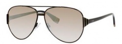 Fendi 0018/S Sunglasses Sunglasses - 07SB Shiny Black (NQ brown mirror gradient lens)