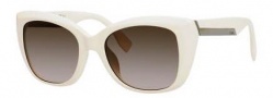Fendi 0019/S Sunglasses Sunglasses - 0BMN Ivory (HA brown gradient lens)