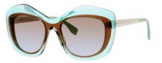 Fendi 0029/S Sunglasses Sunglasses - 07NU Azure (NE khaki aqua lens)