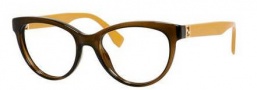 Fendi 0008 Eyeglasses Eyeglasses - 07QQ Transparent Brown