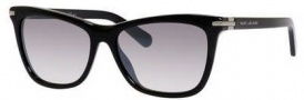 Marc Jacobs 546/S Sunglasses Sunglasses - 0807 Black (IC gray mirror shaded silver lens)