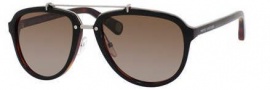 Marc Jacobs 470/S Sunglasses Sunglasses - 0BG4 Black Dark Tortoise (LA brown polarized lens)