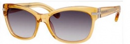 Marc Jacobs 469/S Sunglasses Sunglasses - 0521 Transparent Ochre (BD dark gray gradient lens)