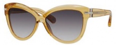Marc Jacobs 468/S Sunglasses Sunglasses - 0521 Transparent Ochre (BD dark gray gradient lens)