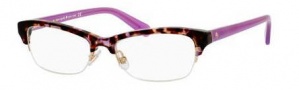 Kate Spade Marika Eyeglasses Eyeglasses - 0FP5 Plum Spotted Havana