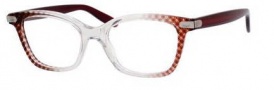 Bottega Veneta 223 Eyeglasses Eyeglasses - 0SK4 Crystal Burgundy / Wine