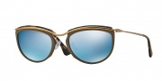 Persol PO3082S Sunglasses Sunglasses - 100517 Top Hazel / Matte Havana / Blue Mirror Blue