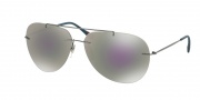 Prada Sport PS 50PS Sunglasses Sunglasses - 5AV2E2 Gunmetal / Mirror Blue