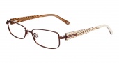 Bebe BB5056 Eyeglasses Glitters Eyeglasses - Topaz Brown
