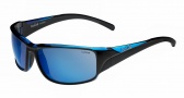 Bolle Keelback Sunglasses Sunglasses - 11903 Shiny Black / Blue Translucent / Polarized Blue oleo AF