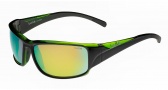 Bolle Keelback Sunglasses Sunglasses - 11904 Shiny Black / Green Translucent / Polarized Brown oleo AF