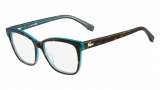 Lacoste L2723 Eyeglasses Eyeglasses - 220 Green Havana / Azure