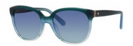 Kate Spade Bayleigh/S Sunglasses Sunglasses - 0JZE Turquoise Oise Fade (AB navy turquoise lens)