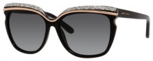 Jimmy Choo Sophia/S Sunglasses Sunglasses - 0807 Black (HD gray gradient lens)