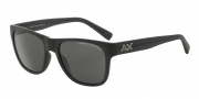 Armani Exchange AX4008 Sunglasses Sunglasses - 802087 Matte Black Transparent / Grey Solid