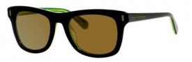 Marc by Marc Jacobs MMJ 432/S Sunglasses Sunglasses - 07ZJ Black Green (VP gold mirror lens)