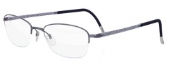 Silhouette Illusion Nylor 4453 Eyeglasses Eyeglasses - 6054 Violet Grey