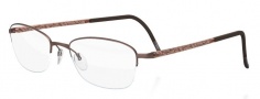 Silhouette Illusion Nylor 4453 Eyeglasses Eyeglasses - 6057 Brown