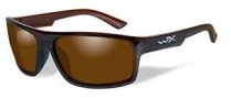 Wiley X WX Peak Sunglasses Sunglasses - Tortoise / Polarized Amber Gloss