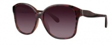 Zac Posen Anita Sunglasses Sunglasses - Red Tortoise