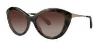 Zac Posen Shelley Sunglasses Sunglasses - Green Tortoise
