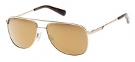 Kenneth Cole KC7153 Sunglasses Sunglasses - 32G Gold / Brown Mirror