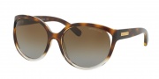 Michael Kors MK6036 Sungasses Mitzi II Sunglasses - 3125T5 Tortoise Clear/Tortoise / Brown Gradient Polarized