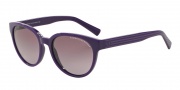 Armani Exchange AX4034 Sunglasses Sunglasses - 81518H dk Purple /dk Purp Grp Stripe / Purple Gradient