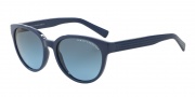 Armani Exchange AX4034 Sunglasses Sunglasses - 815217 Blue/Blue Light Blue Stripe / Grey Blue Grdient