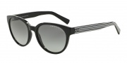Armani Exchange AX4034 Sunglasses Sunglasses - 815311 Black / Black White Stripe / Grey Gradient