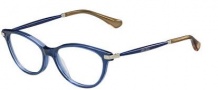 Jimmy Choo 153 Eyeglasses Eyeglasses - 0QC6 Blue Glitter