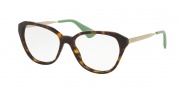 Prada PR 28SV Eyeglasses Eyeglasses - 2AU1O1 Havana