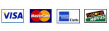 We Accept These Credit Cards
